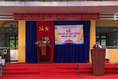 TRƯỜNG TH&THCS BA VINH TỔ CHỨC TỔNG KẾT NĂM HỌC 2024-2025